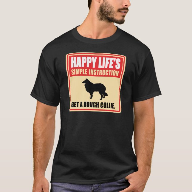 Grov Collie T Shirt (Framsida)