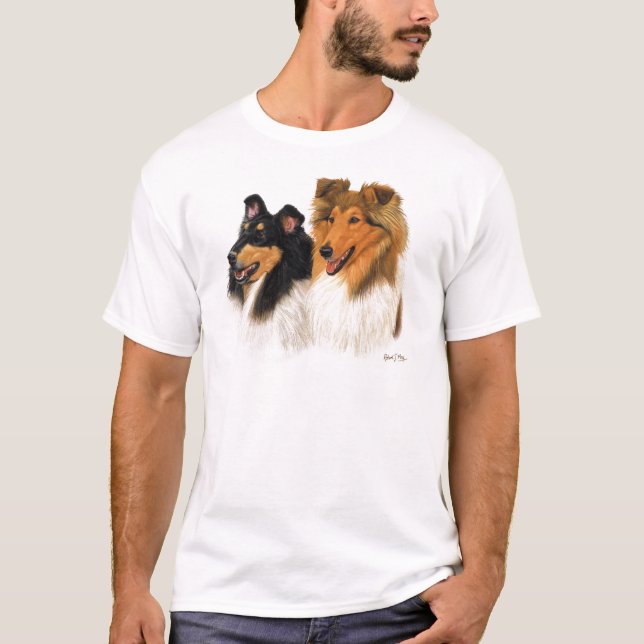 Grov Collie Tee Shirt (Framsida)