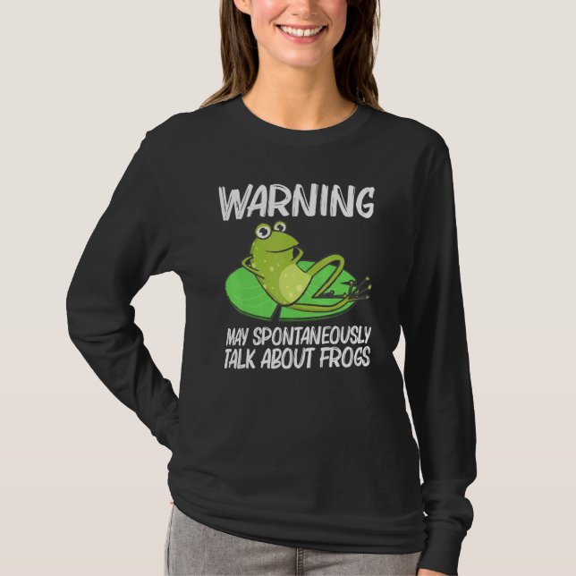 Grov För manar Women Cute Bullgrog Toad Tadpole _7 T Shirt (Framsida)
