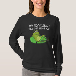Grov För manar Women Cute Bullgrog Toad Tadpole _8 T Shirt
