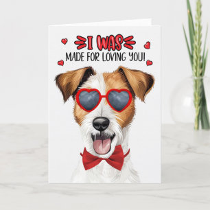Grov Jack Russell Hund Loving You Valentine Helgkort