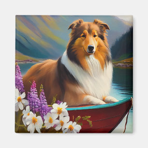 Grov kollision på en Paddle: en Scen Äventyr Magnet