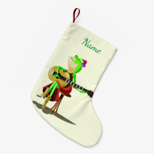 Grov med Guitar-Anpassningsbarna för julklapp Liten Julstrumpa