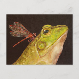 Grov- och dragonfly-vykort vykort
