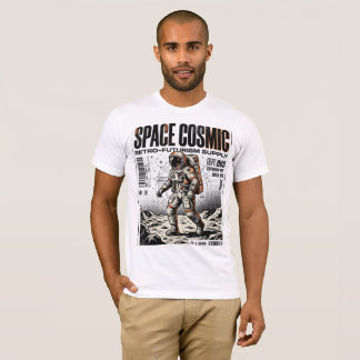 Grov Retro Rymddräkt Streetwear Affisch - Rymden C T Shirt
