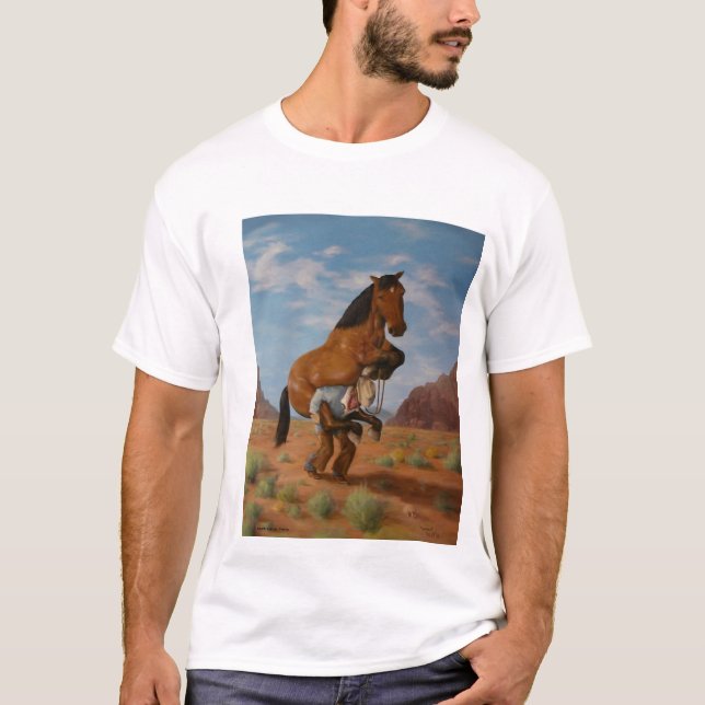 Grov ryttare tee shirt (Framsida)