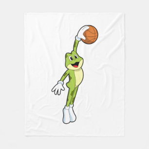 Grov som basketspelare med Basketball.PNG Fleecefilt