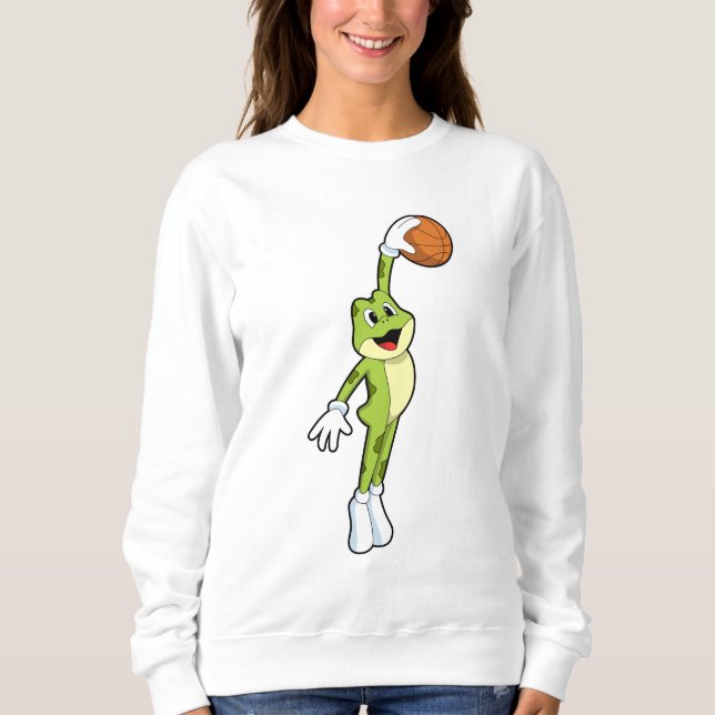 Grov som basketspelare med Basketball.PNG T Shirt (Framsida)