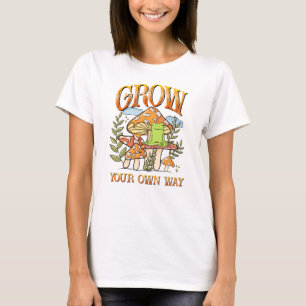 "Grova ditt eget sätt" Mediterande gror och svam T Shirt