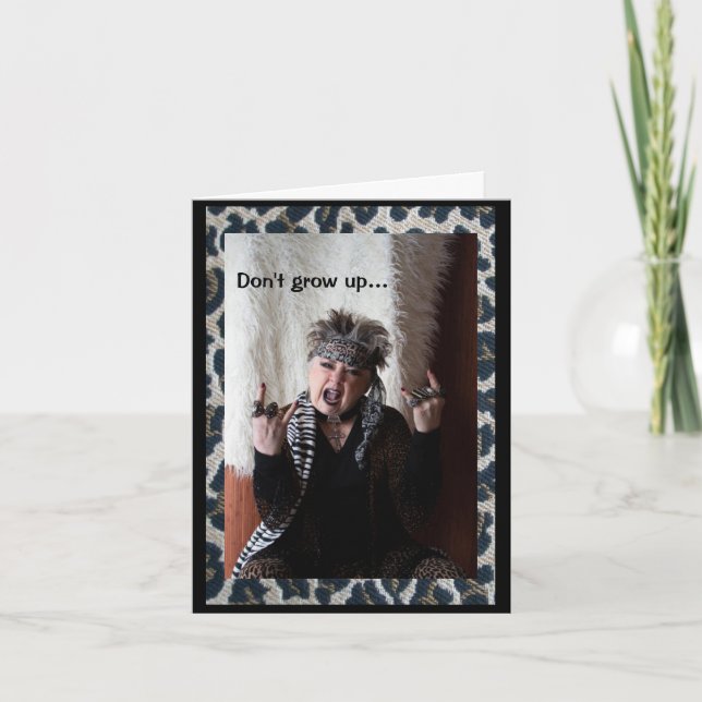 Grova inte upp ett mappat gratulationskort kort (Framsida)