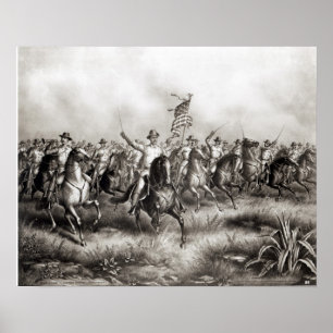 Grova ryttare: Överste Theodore Roosevelt Poster