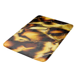 Grova sanddyner i bränd gyllene eller gulaktig ora badrumsmatta