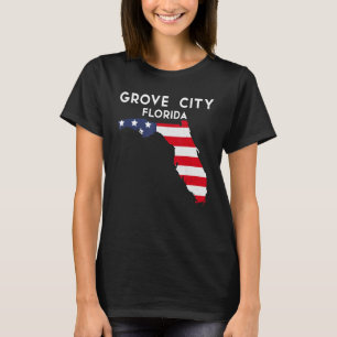 Grove City Florida Förenta staterna State America T Shirt