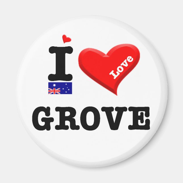 GROVE - I KÄRLEK MAGNET (Framsidan)
