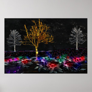 Grove of Living Gems Print Poster