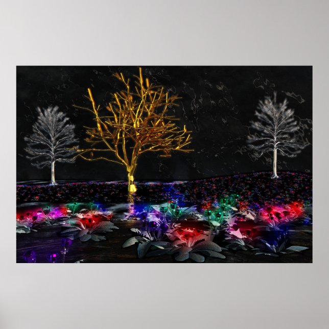 Grove of Living Gems Print Poster (Framsidan)