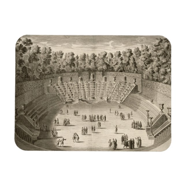 Grove of the Salle du Bal, Versailles, från "Les P Magnet (Horisontell)