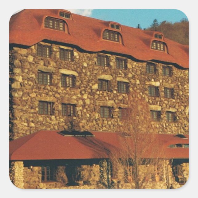 Grove Park Inn Sticker Fyrkantigt Klistermärke (Framsida)