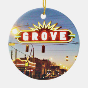 Grove, St Louis, julprydnad, Julgransprydnad Keramik