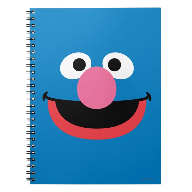 Grover Ansikte Art Anteckningsbok (Framsidan)