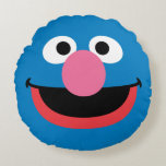 Grover Ansikte Art Rund Kudde<br><div class="desc">Vems ansikte är det här? Det här objektet rekommenderas för åldersgrupperna 2 . © 2014 Sesame Workshop. www.sesamestreet.org</div>