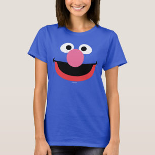 Grover Ansikte Art Tee Shirt