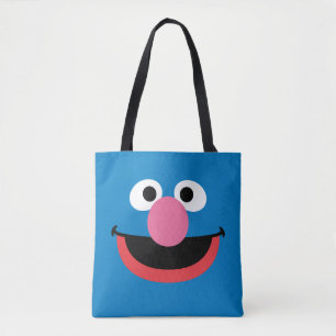 Grover Ansikte Art Tygkasse