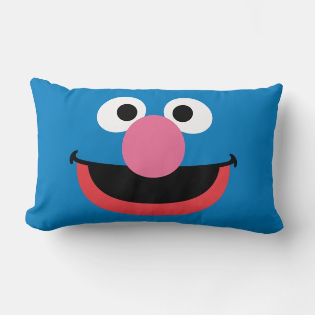 Grover Ansiktskonst Lumbarkudde (Framsida)