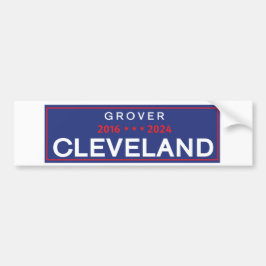 Grover Cleveland 2024 Bumper Sticker Bildekal