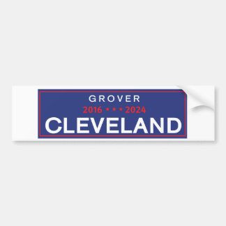 Grover Cleveland 2024 Bumper Sticker Bildekal