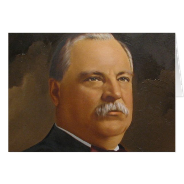 Grover Cleveland 22 &24 Hälsningskort (Framsidan Horizontal)