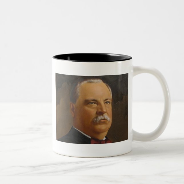 Grover Cleveland 22 &24 Två-Tonad Mugg (Höger)