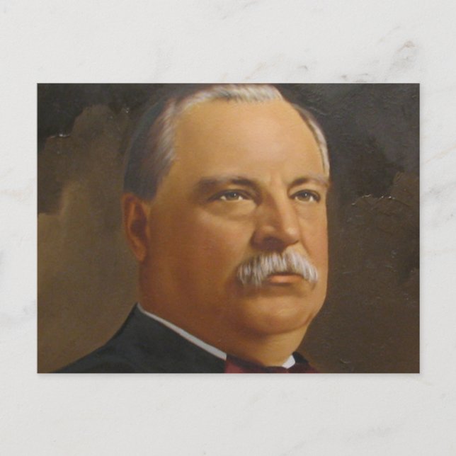Grover Cleveland 22 &24 Vykort (Framsida)