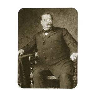 Grover Cleveland, 22nd och 24th president av thUn Magnet