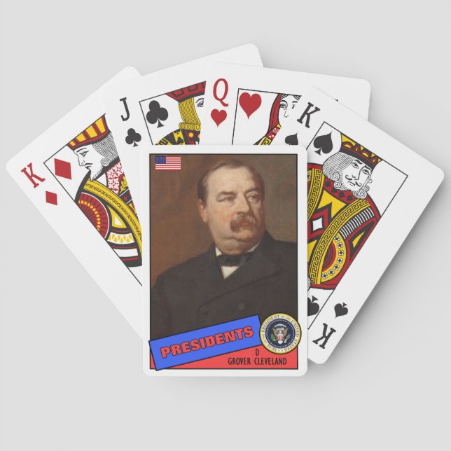 Grover Cleveland Baseball Card Kortlek (Baksidan)