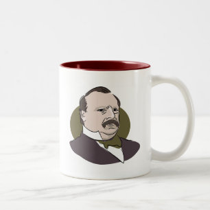 Grover Cleveland Två-Tonad Mugg