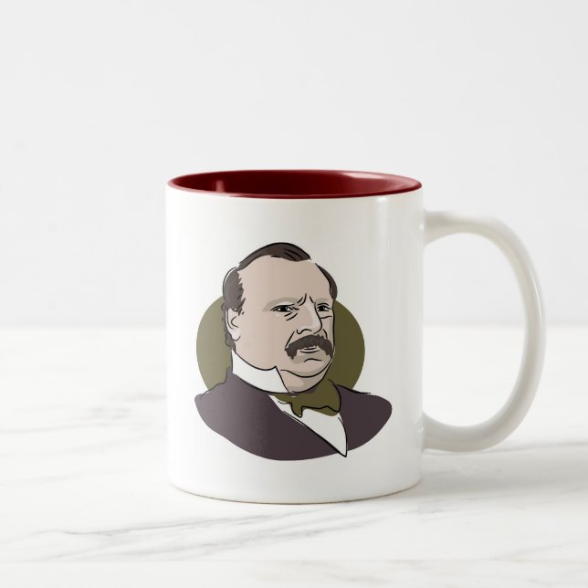 Grover Cleveland Två-Tonad Mugg (Höger)
