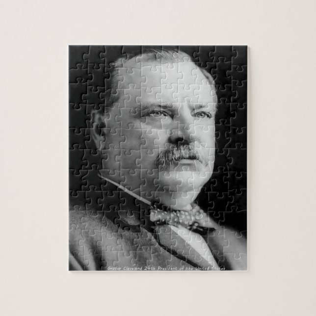 Grover Cleveland USA:s 24:e president. Pussel (Vertikal)