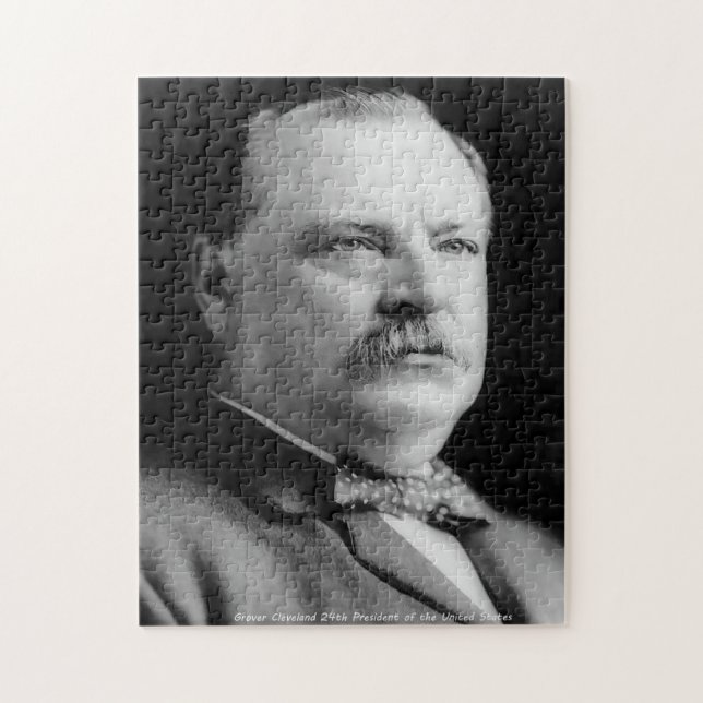 Grover Cleveland USA:s 24:e president. Pussel (Vertikal)