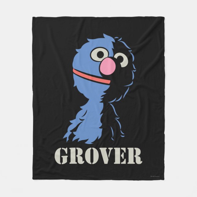 Grover Halver Fleecefilt (Framsidan)