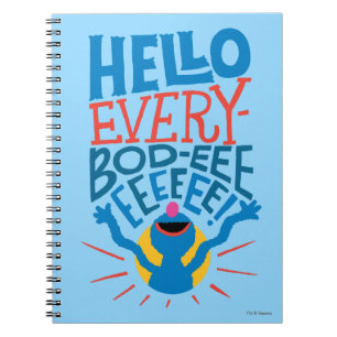 Grover Hej Anteckningsbok
