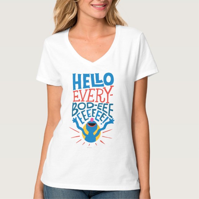 Grover Hej Tee Shirt (Framsida)