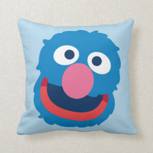 Grover-huvud Kudde