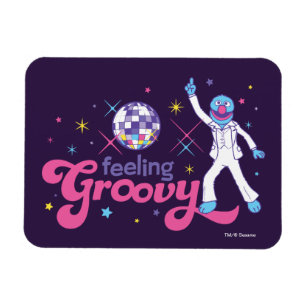 Grover Känner mig groovy Magnet
