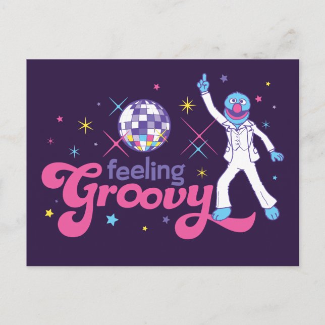 Grover | Känsla för Groovy Vykort (Framsida)