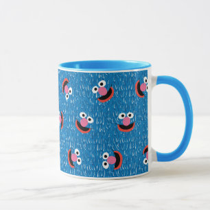 Grover Ludna Ansiktsmönster Mugg