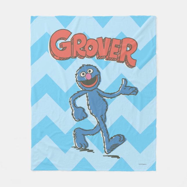 Grover Vintage Kids 2 Fleecefilt (Framsidan)