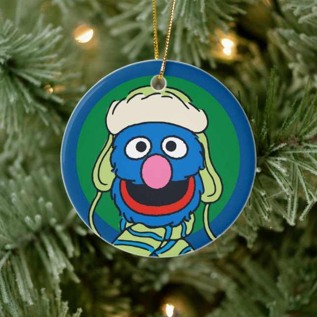 Grover Winter Hat Julgransprydnad Keramik (Träd)