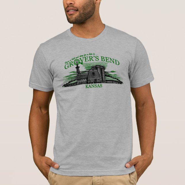 Grovers krökning t-shirt (Framsida)