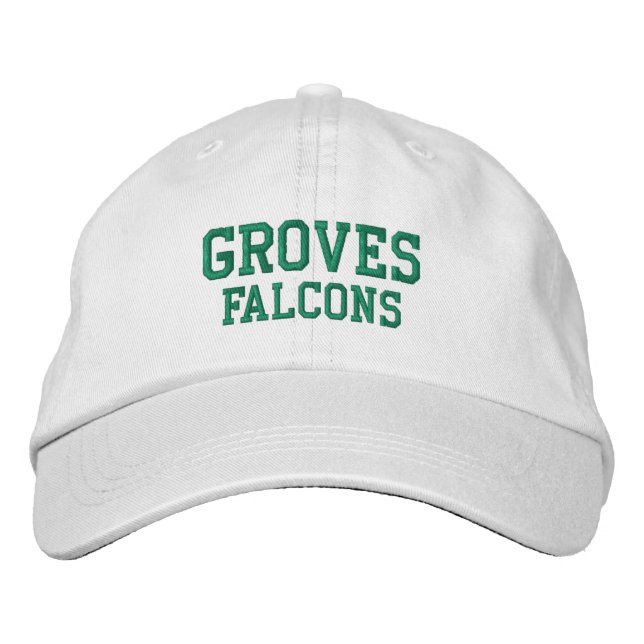 Groves High School (Michigan) Embroiderade Hat Broderad Keps (Framsida)
